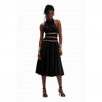 Vestido midi halter Stella Jean
