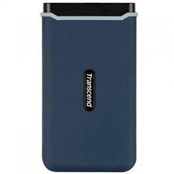 Transcend ESD370C 500 Go Silver, Bleu