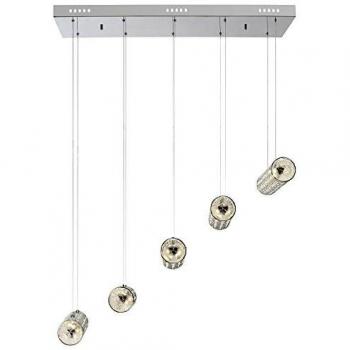 Lampada Sospesa con Cristalli 55W