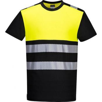 Camicia Safety PW3 Classe 1 Nero Giallo XS