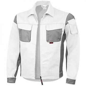 QUALITEX Arbeitsjacke PRO weiß/grau Damen: 46 Herren: L