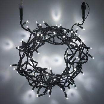 800 White LED Fairy Lights on 80m Green Cable