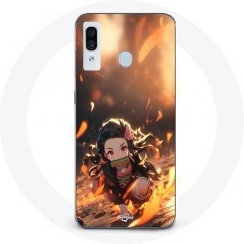 Samsung A40 3D Demon Slayer Nezuko Anime Skin