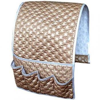 MDSTOP Couch Armrest Pocket, Anti-Slip Organizer for Phones and Magazines