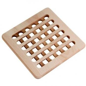 Buche‑Topfuntersetzer – 19,5 cm, geschlitzt, EU Naturprodukt