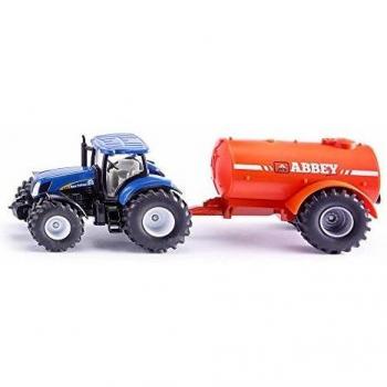 SIKU 1:50 New Holland Tractor with Single Axle Vacuum Tank SK1945