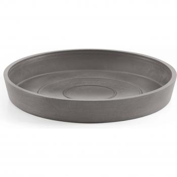 Blumentopf-Accessoire ECOPOTS, runder Untersetzungsbecher taupe
