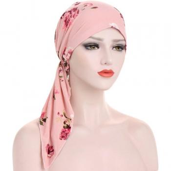 Pompom Hemmed Baotou Hat