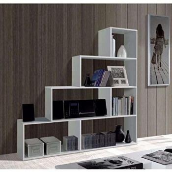 Estantería Klum blanco brillo 145x145x29 cm