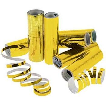 Metallic Gold Luftschlangen TIB 15026 – Universale Größe
