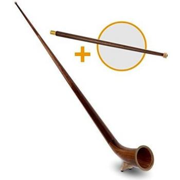 Lechgold Alphorn Natur Nuss F/Fis Set