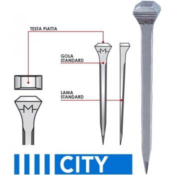 Cheval City 6 mm 54 mm – 250 pièces : Clous à Marche Américain