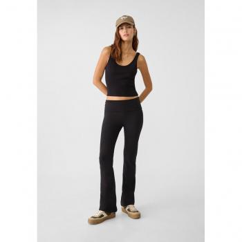 Stradivarius Leggings Neri a Campana M