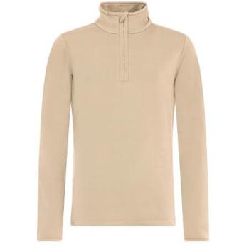 Sous-pull marron 1/4 zip pour fille Protest