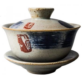 Large Sancai Jing Tea Tureen