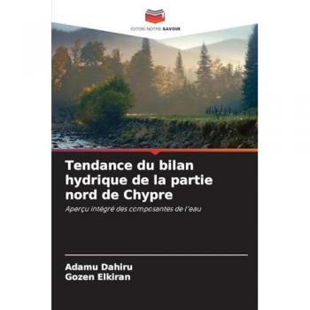 Dahiru, Adamu: Tendance du bilan hydrique de la partie nord de Chypre