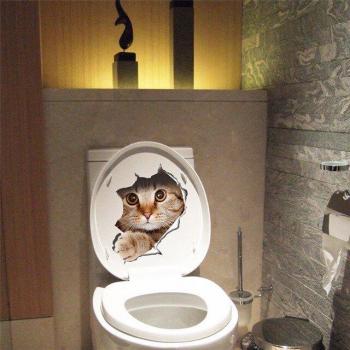 Cat Vivid 3D Wall Decal