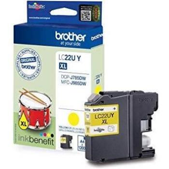ORIGINALE Brother LC22UY Cartuccia ink-jet yellow LC-22U