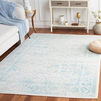 Tapis d'intérieur Safavieh Neutre Bleu 155x230