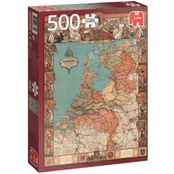 Jumbo 18331 – Holland aus Sicht von Cornelis Jetses – Neuprodukt, 500 Teile