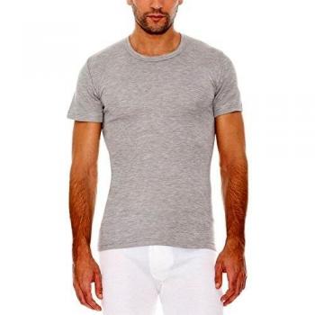 Niema Golphin Haut Thermique Manches Courtes Col Rond Gris 025 M