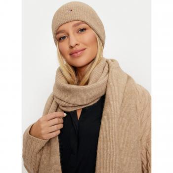 Sciarpa Set Essenziale Flag Beige – Tommy Hilfiger One Size