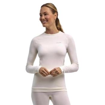 Wool‑Tech Long Sleeve Women’s Tee – Falke, Block Colour, Virgin Wool