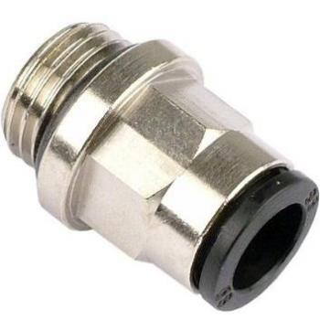 8mm G1/4 plug connection black (nickel-plated)