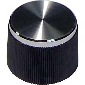 Bouton de réglage noir 21 mm x 15 mm