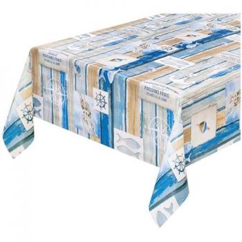 Tovaglia Rustica Marina 140x350 Cm Copritavolo Antimacchia