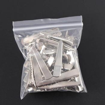 Pinzas para cabello tipo cocodrilo 10 piezas dientes blancos 25/30/35/45/50/60mm