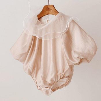 Chapeau à volants bébé fille princesse cloche, barre de sanglots