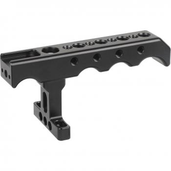 HDRIG Half Cage Kit With Top Cheese Handle & QR Manfrotto Plate & 15mm Rod Support Adjustable Height For DSLR Cameras