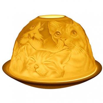 Cats Tealight Holder by Light-Glow
