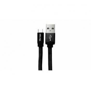 Vorago Cable USB‑C 1 m negro – Carga y transferencia ultra‑rápida
