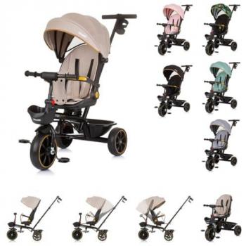 Triciclo Chipolino con Capota y Mango Parental MAX SPORT