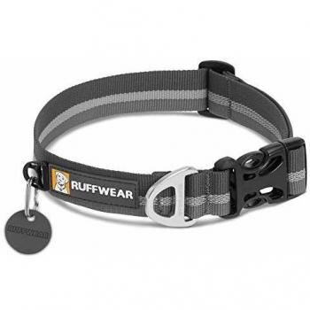 Collier réfléchissant Ruffwear pour chien, Taille S (28-36 cm), Gris