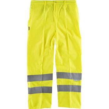 Workteam C3915: Pantalón Liviano con Alta Visibilidad y Cintura Elástica