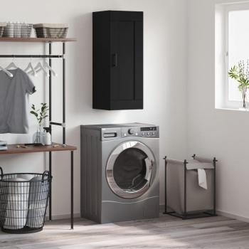 Meuble flottant noir pour salon ou chambre, trois tiroirs intégrés