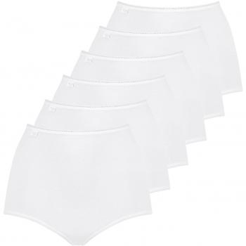 Sloggi 3pk Microfibre Maxi Briefs White Size 4XL