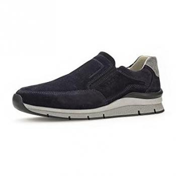 Gabor Herren Sneaker Blau Flacher Absatz Wechselfußbett