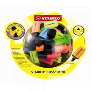 STABILO, Marker, Boss Mini (Farbig sortiert, 5 mm, 50 x)