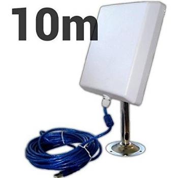 Estación de acceso WiFi largo alcance con antena 36 dBi y 2 W