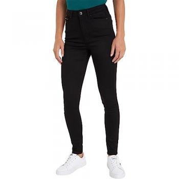 Jeans Sylvia para mujer de Tommy Jeans, super ceñidos en negro (25/30), casual, algodón orgánico, sostenible, colección 2024
