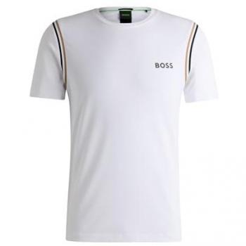 BOSS Tee Toc Waffle manica corta bianco puro XL