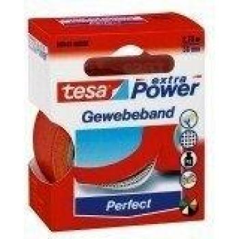 Ruban adhésif toilé Tesa Power Effect 2,75m x 38mm rouge