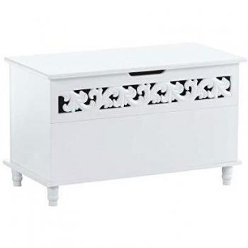 Banc‑Coffre Millie I – design bois blanc, couloir