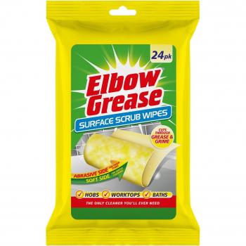 Elbow Grease Antibacterial Surface Scrub Wipes 24 pack