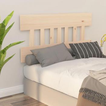 Solid Wood Pine Bed Headboard 123.5x3x81 cm
