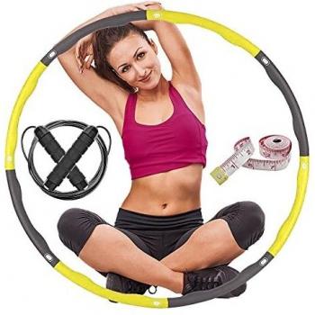 Adult Fitness Ring: Weighted, Padded, Smart, Skippable Hoop